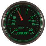 Autometer GS 52mm 30 in Hg/20 psi Mechanical Vacuum/Boost Gauge - 3807