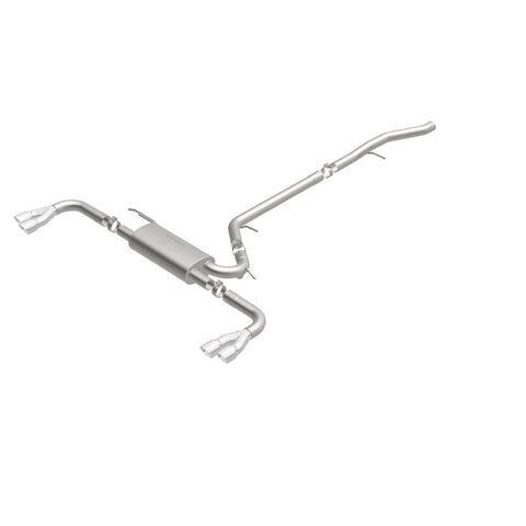 MagnaFlow 15-17 GMC Terrain V6 3.6L 409SS Cat-Back Exhaust Quad Split Rear with 3in Polished Tips - 19114