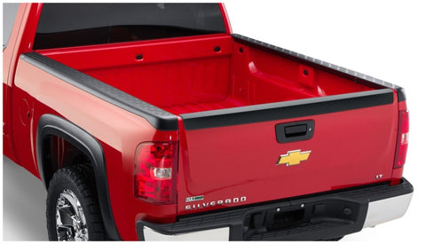 Bushwacker 07-13 Chevy Silverado 1500 Fleetside Bed Rail Caps 97.6in Bed - Black - 49518