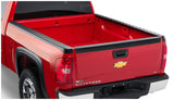 Bushwacker 07-13 Chevy Silverado 1500 Fleetside Bed Rail Caps 69.3in Bed - Black - 49516