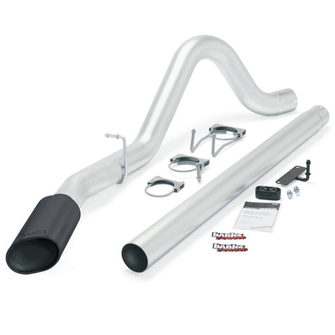 Banks Power 08-10 Ford 6.4L (All W/B) Monster Exhaust System - SS Single Exhaust w/ Black Tip - 49781-B