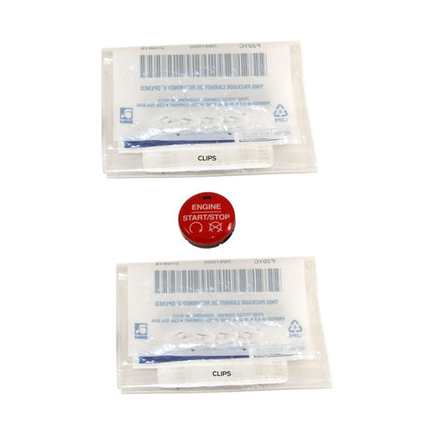 Ford Racing 15-16 Mustang Red Starter Button Installation Kit - M-10B776-MR
