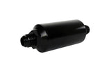 Aeromotive In-Line Filter - (AN -10 Male) 10 Micron Fabric Element Bright Dip Black Finish - 12387