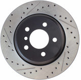 StopTech 2011-2013 BMW 535i / 2012-2016 BMW 640i Slotted & Drilled Rear Right Brake Rotor - 127.34131R