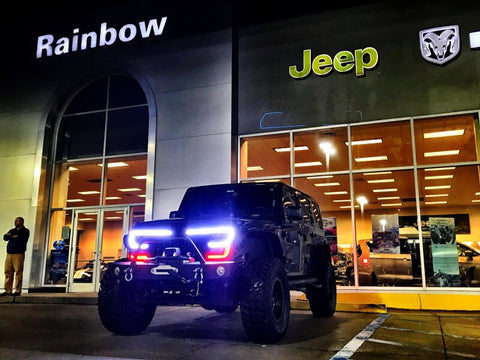 Oracle VECTOR Series Full LED Grille - Jeep Wrangler JK - NA - 5817-PRO