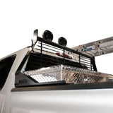 Westin 1999-2018 Chevrolet/Ford/GMC/Toyota Silverado/Sierra 1500/2500/3500 HD Headache Rack - Black - 57-8025