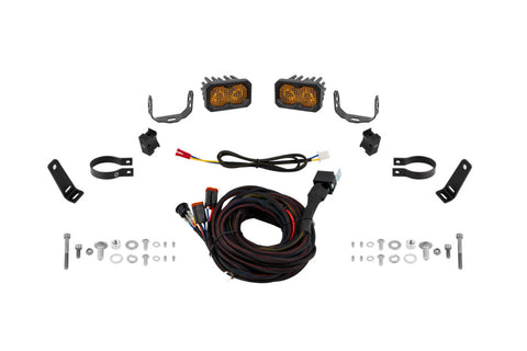 Diode Dynamics Stage Series 2 In Roll Bar Chase Light Kit SSC2 Sport - Yellow (Pair) - DD7669