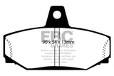 EBC 83-90 Volvo 760 2.3 Turbo (ABS) (Girling) Redstuff Rear Brake Pads - DP3793C