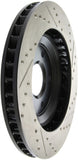 StopTech 04 & 08 Cadillac XLR/XLR-V / 97-04 Chevy Corvette Slotted & Drilled Front Right Rotor - 127.62060R