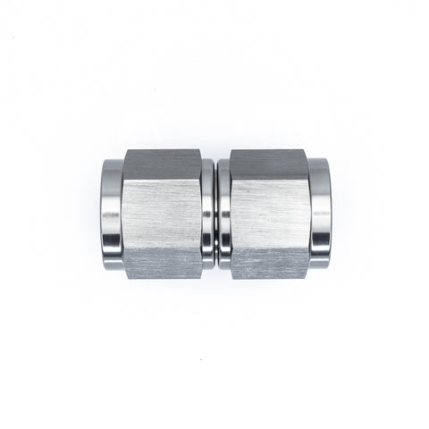 DeatschWerks 10AN Flare Female Swivel to 10AN Flare Female Swivel - Anodized Matte Black - 6-02-0211-B