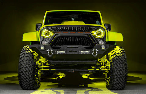 ORACLE Lighting 0718 Jeep Wrangler JK Oculus 7in ColorSHIFT Bi-LED Projector Headlights - 5876-334