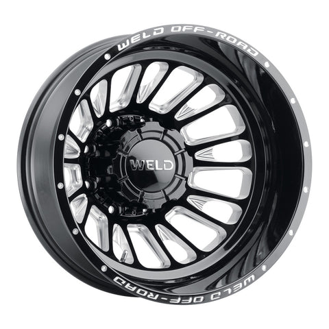 Weld Off-Road W121 20X8.25 Scorch Outer 8X165.1 ET-240 BS-4.67 Gloss Black MIL 121.6 - W12108280N46
