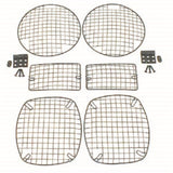 Rugged Ridge 97-06 Jeep Wrangler TJ Black Stone Guard Set - 11236.01