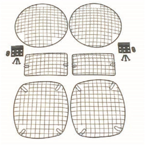 Rugged Ridge 97-06 Jeep Wrangler TJ Black Stone Guard Set - 11236.01