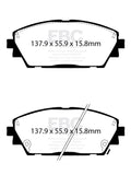 EBC 2019+ Mazda 3 (BP) 2.5L Greenstuff Front Brake Pads - DP22416