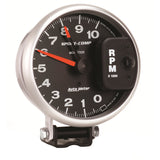 AutoMeter Gauge Tachometer 5in. 10K RPM Pedestal W/ Red Line Sport-Comp - 3900