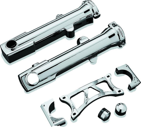 Kuryakyn Fork Skins For 04-Up XL Chrome - 7202