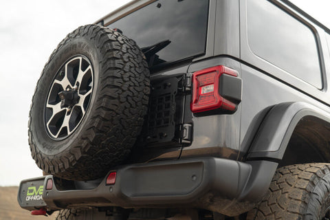 DV8 Offroad 2018-2025 Jeep Wrangler JL Tailgate Reinforcement Molle Panel - TCJL-04