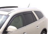 AVS 08-17 Buick Enclave Ventvisor In-Channel Front & Rear Window Deflectors 4pc - Smoke - 194657