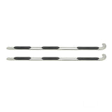 Westin 15-18 Chevy Silv 25/3500 Dbl Cab (6.5ft)/Dually (8ft) Platinum 4 Oval WTW Nerf Step Bars - SS - 24-54560