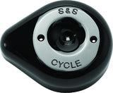 S&S Cycle Stealth Applications Teardrop Air Cleaner Cover - Gloss Black - 170-0531
