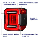 Form Lighting 20-26 Jeep Gladiator LED Tail Lights - Smoked (Pair) - FL0022