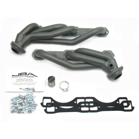JBA 86-95 GM Truck 5.0L/5.7L SBC w/o A.I.R. 1-1/2in Primary Ti Ctd Cat4Ward Header - 1830SJT