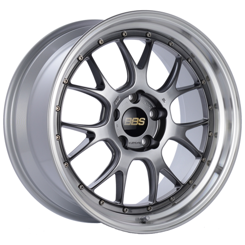 BBS LM-R 19x9.5 5x120 ET25 Diamond Black Center Diamond Cut Lip Wheel -82mm PFS/Clip Required - LM305DBPK