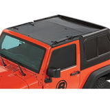 Bestop 07-18 Jeep Wrangler JK 2-Door Sun Safari Bikini (Black Diamond) - 52402-35