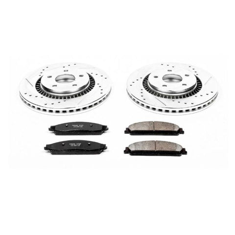 Power Stop 05-07 Ford Five Hundred Front Z23 Evolution Sport Brake Kit - K4599