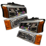Oracle 03-06 Chevy Silverado Pre-Assembled Headlights w/ Parking Lights - ColorSHIFT 2 - 8205-333