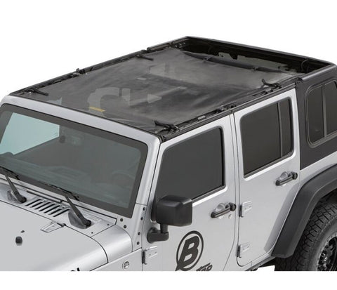 Bestop 07-18 Jeep Wrangler JK 4-Door Sun Safari Bikini (Mesh) - 52401-11