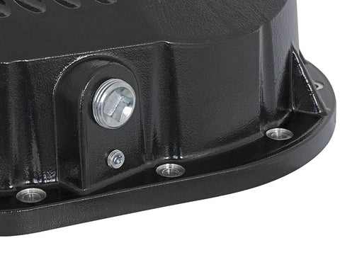 aFe Pro Series Rear Diff Cover Kit Black w/ Gear Oil 86-16 Ford F-250/F-350 V8 7.3L/6.0L/6.4L/6.7L - 46-70022-WL