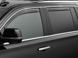 WeatherTech 2015+ Chevrolet Suburban Front and Rear Side Window Deflectors - Dark Smoke - 84750