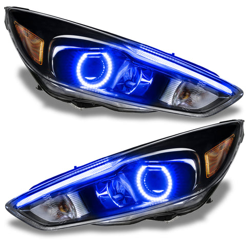 Oracle 15-17 Ford Focus RS/ST DRL Upgrade w/ Halo Kit - ColorSHIFT w/ 2.0 Controller - 1322-333