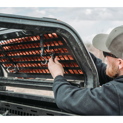 Putco Full Length TEC Molle Mounting Plate 17-21 Ford Super Duty - 58inW x 18.5inH (Fits 184200) - 185722