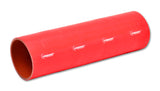 Vibrant 4 Ply Reinforced Silicone Straight Hose Coupling - 4in I.D. x 12in long (RED) - 27191R
