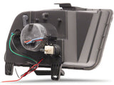 Raxiom 05-09 Ford Mustang w/ Factory Halogen LED Halo Headlights- Blk Housing (Smoked Lens) - 49115
