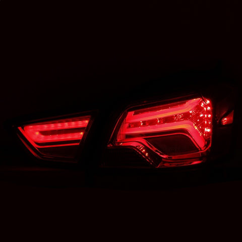 ANZO 14-18 Chevrolet Impala LED Taillights Red/Clear - 321346