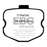 EBC 06-08 Chevrolet Corvette (C6) 7.0 (Z06) Bluestuff Front Brake Pads - DP51771NDX