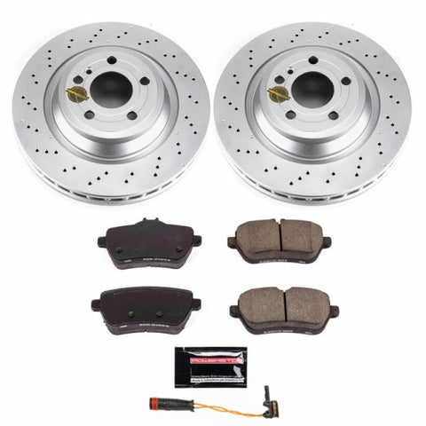 Power Stop 15-16 Mercedes-Benz SL400 Rear Z23 Evolution Sport Coated Brake Kit - CRK7859