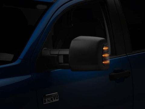 Raxiom 07-21 Toyota Tundra LED Side Mirror Lights with DRL and Turn Signals- Smoked - TU39070