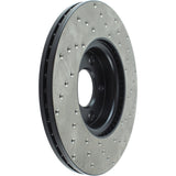 StopTech 2007-2013 Mazda 3 2.3L Cryo Drilled Right Front Brake Rotor - 128.45078CR