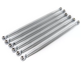 Agency Power 17-23 Can-Am Maverick X3 Silver Adjustable Rear Radius Rod Set - AP-BRP-X3-200-SIL