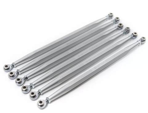 Agency Power 17-23 Can-Am Maverick X3 Silver Adjustable Rear Radius Rod Set - AP-BRP-X3-200-SIL