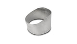 Vibrant 90mmx55mm Oval to 76mm Round Transition Adapter T304 SS for use with Part #1448 and #14480 - 1448A