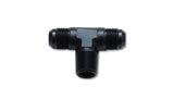 Vibrant -10AN x 1/2in NPT Flare to Pipe Tee Adapter Fitting - Aluminum - 10464