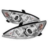 Spyder Toyota Camry 02-06 Projector Headlights LED Halo LED Chrome High H1 Low H1 PRO-YD-TCAM02-HL-C - 5064318