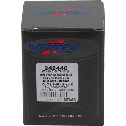 Vertex Piston 2024 KTM 300 EXC 300cc Cast Replica Piston Kit - 24244C