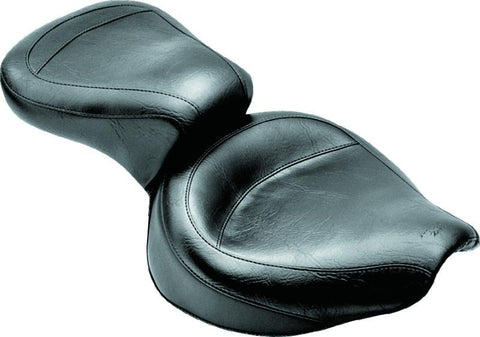Mustang 58-84 Harley FX/FL Wide Touring 1PC Seat - Black - 75734